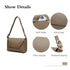 Puzzle Shoulder Bag - Grey